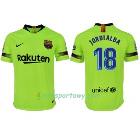 Koszulka FC Barcelona JORDIALBA 18 Wyjazdowe Koszulki Piłkarskie 2018-2019 Krótki Rękaw